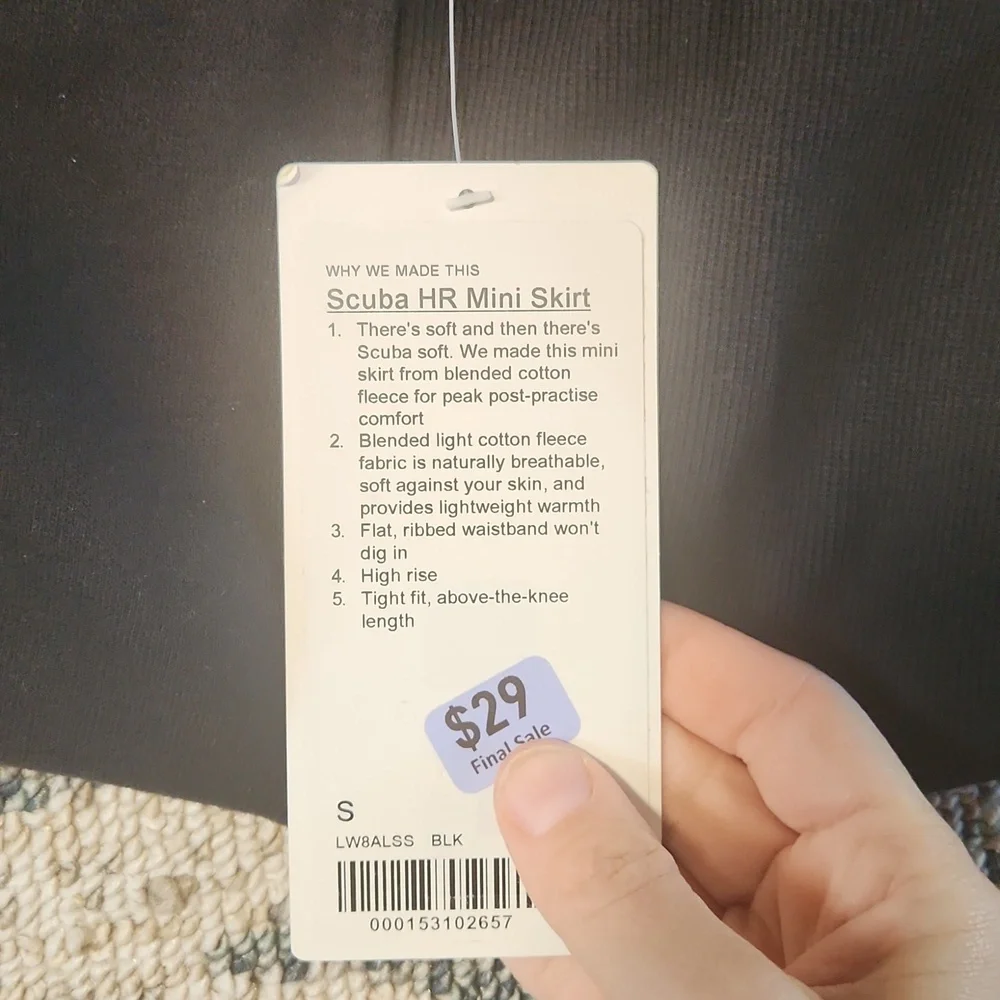 Lululemon Scuba HR Mini Skirt - Picture 3 of 4